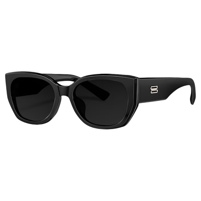 优睛2026新款猫眼大框墨镜女方圆脸显脸小出游防晒近视太阳眼镜