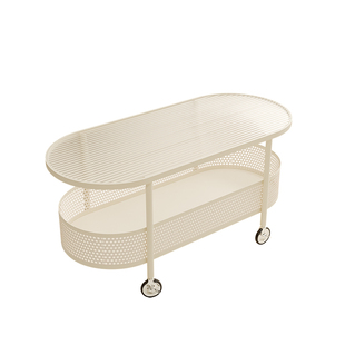 中古风沙发小户型小茶台可移动客厅桌子小型茶台新款阳台泡茶茶几