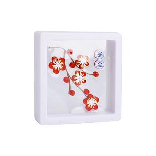 24节气冬季衍纸画diy材料包工具套装非遗社团活动课材料手工折纸传统文化节日冬至小雪衍纸作品成品