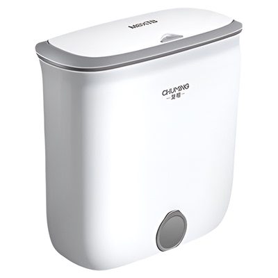 带盖按压式可壁挂/落地夹缝桶