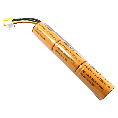 18350锂电池 7.4V 11.1V 水软弹枪电池 IMR18350 3.7V 1300mAh
