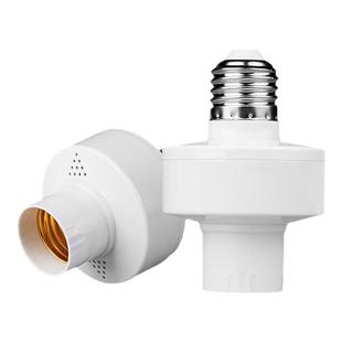 离线语音灯头灯控声控识别灯泡无线螺口e27通用智能开关控制灯座