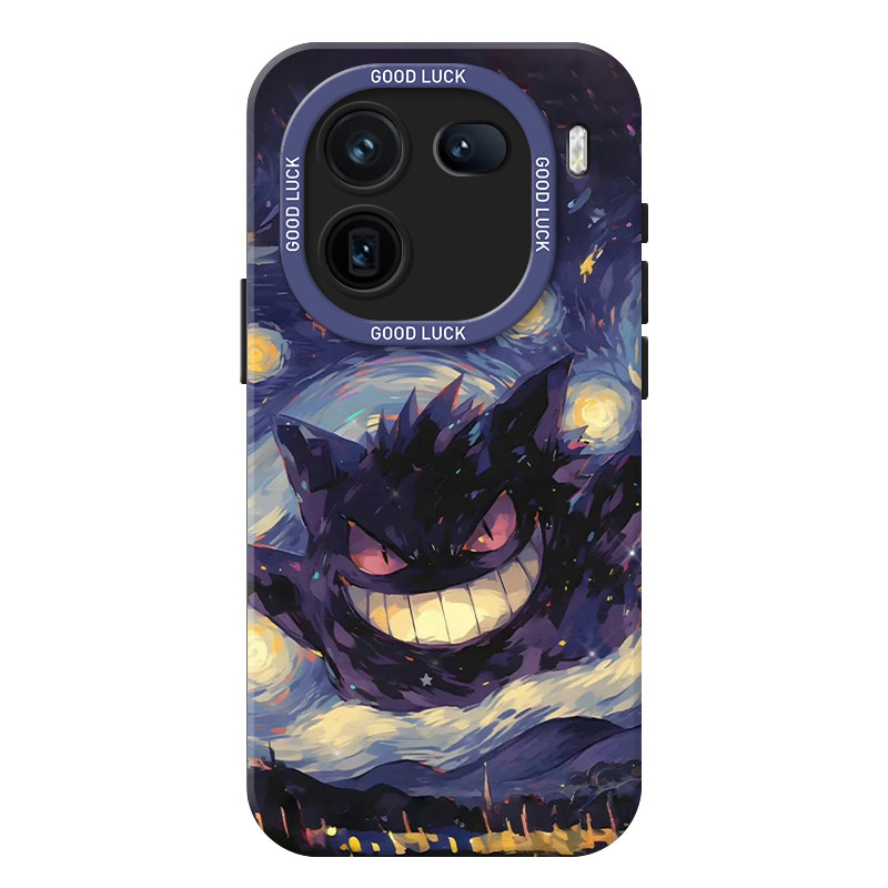 星空宝可梦手机壳适用iqoo16/13硅胶15/iqooneo10皮卡丘12pro耿鬼11s/z9turbo+杰尼龟8动漫7se/6/vivo5/3/z1x