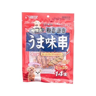 布丁妹妹 SUNRISE盛来知鸡肉串狗狗零食宠物磨牙棒低脂洁齿牛皮