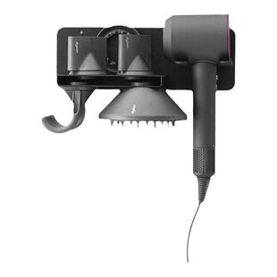 适配戴森吹风机支架子卷发棒专用收纳架免打孔壁挂电吹风置物挂架