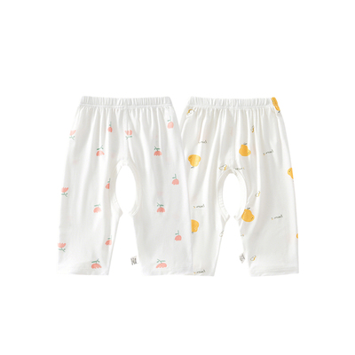 婴儿开裆裤夏季薄款宝宝睡裤子