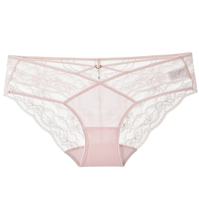 3件129|商场同款MYBODY女士内裤纯欲性感镂空蕾丝内裤低腰三角裤