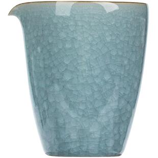 伊文陶瓷汝窑冰花公道杯茶滤网一体陶瓷茶具分茶器单个大容量茶海