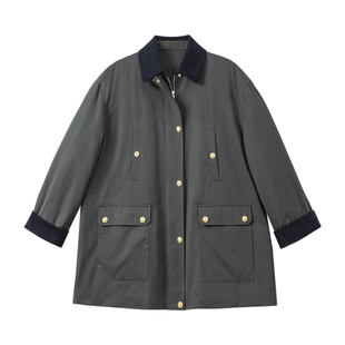 YANGLE_工装羽绒服女款冬季2025新款复古巴恩风水洗保暖鸭绒外套