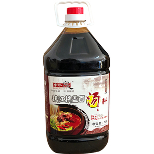 中泠泉镇江锅盖面汤料/红汤面酱油秘方熬制10斤装面馆面店专用