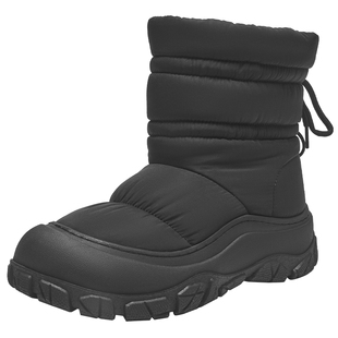 热风厚底雪地靴女款2025年冬季新款加绒保暖棉鞋短筒加厚休闲靴子