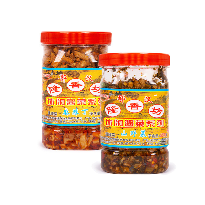 武汉特产佐餐麻辣丁香辣味酱菜