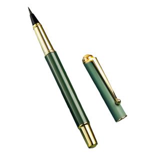 庆学堂钢笔式毛笔软笔初学者小楷字帖专用小学生临摹书法笔狼毫软头国画勾线刚笔可加墨水送墨囊签字笔秀丽笔