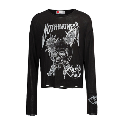 【免费试穿】美式街头长袖T恤