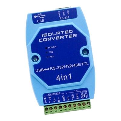 光电隔离型USB转rs485 422 232 接口工业级防雷 USB转串口 转换器