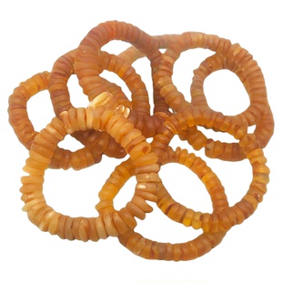 原矿蜜蜡天然蜜蜡琥珀手串手链男女款车轮手串鸡油黄原石琥珀配饰