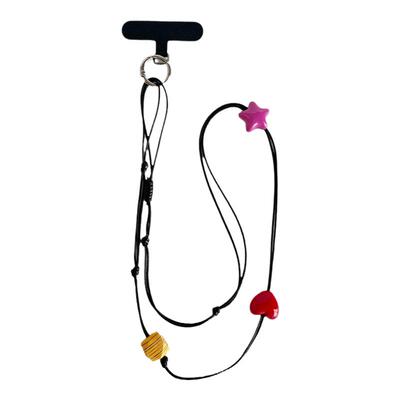 结实油蜡挂脖绳手工串珠diy