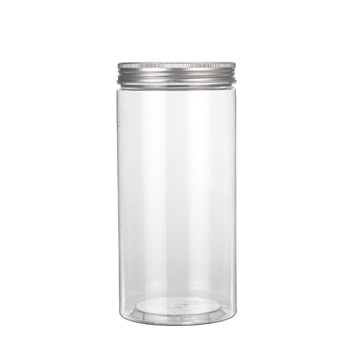 pet包装塑料广口带盖收纳食品罐