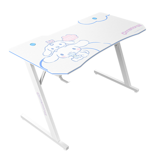速一玉桂狗电竞桌台式电脑桌子女生卧室家用桌椅套装白色书桌学生
