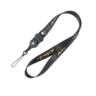 手机挂绳长款挂脖绳男女款创意卡通宽带子手机挂链宽带绳防丢吊绳卡通米老鼠挂手钥匙挂件背贴片小熊挂脖吊绳