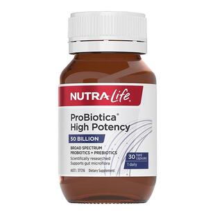 保税仓 新西兰Nutralife纽乐益生菌500亿50粒成人活菌护肠道健康