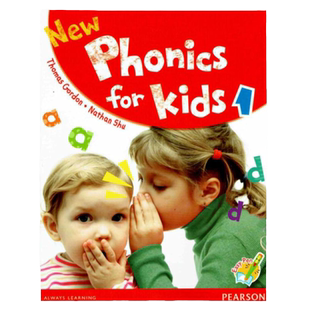 香港朗文幼儿英语New Phonics for kids 1级别学生用书 自然拼读教材 亲子幼儿小班教材 2-6岁英语启蒙搭配培生点读笔 123456级别