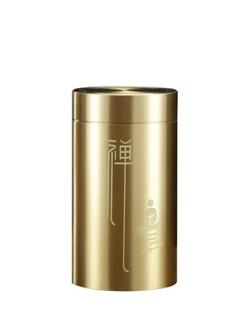 小号茶叶罐纯铜随身便携密封罐