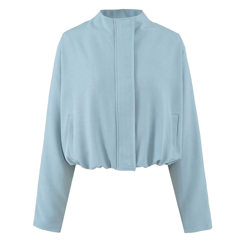 BM MICN「肯豆jacket」休闲老钱调性 肯豆半立领夹克利落薄外套女