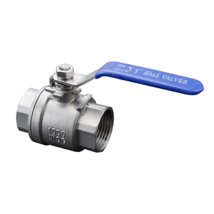 201/304/316不锈钢两片式内螺纹二片式球阀高温DN15 20 25 40 50