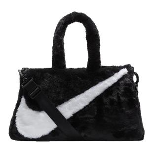 NIKE耐克女包秋季新款大容量毛绒休闲单肩包手提包斜挎FB3050-010