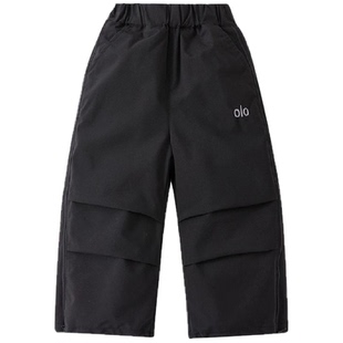 男童羽绒裤儿童冬季韩版2025新款内胆可拆卸白鸭绒保暖两穿长裤