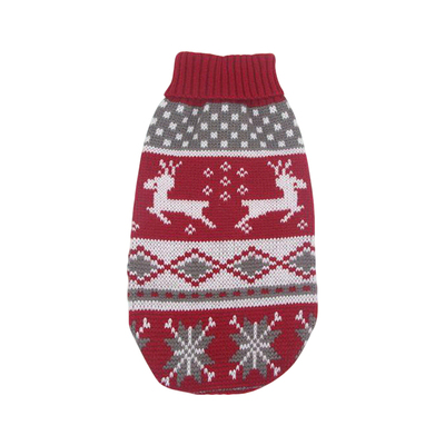 兔子衣服冬装侏儒兔保暖圣诞毛衣