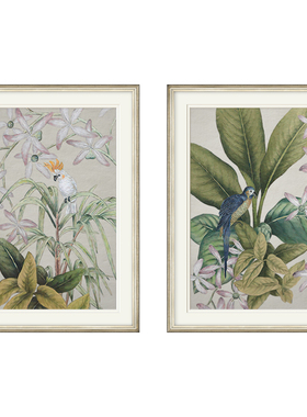 植物乡村客厅装饰画简美可定制