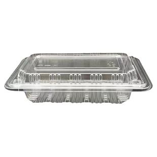 带扣大一深一次性寿司盒子透明打包盒水果糕点牛羊肉卷饺子糕点盒