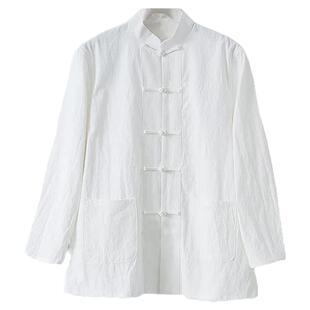 棉麻八段锦禅修服居士服练功服套装静修打坐茶艺服国风弟子服定制