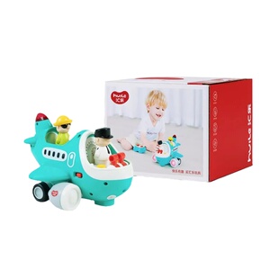 汇乐早教遥控车仿真飞机模型1-4岁儿童益智玩具汽车模型套装电动