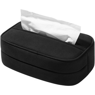 文丰车载纸巾盒扶手箱抽纸盒多功能便捷椅背挂式网红抽纸盒收纳盒