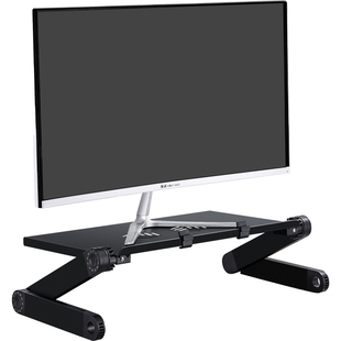 台式机支架电脑显示器增高可调节升降底座桌面升高笔记本加高支撑台伸缩折叠悬空托架子办公室屏幕放键盘垫高