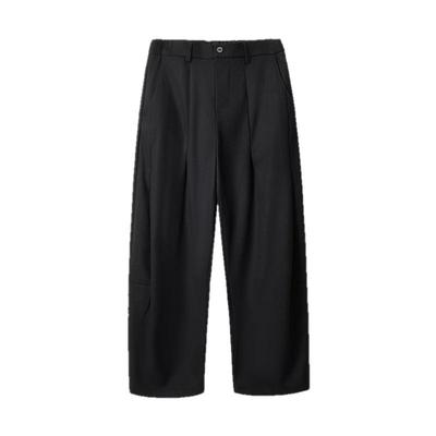 商场同款流石男装简约宽松阔腿裤