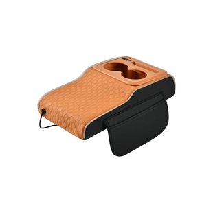 汽车星空氛围灯车载充电多功能扶手箱保护套增高垫纸巾盒水杯架