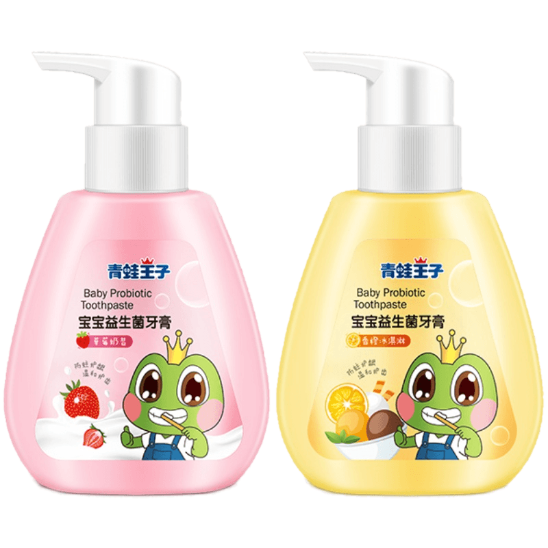 青蛙王子奥拉氟牙膏水果口味