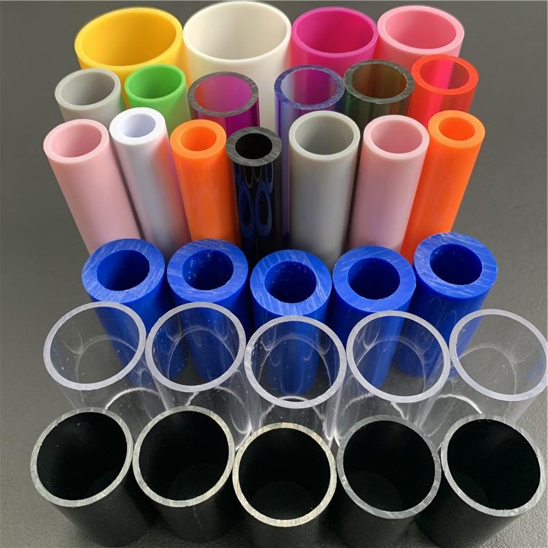 现货PC彩色管PC透明管PVC浇地管加厚ABS塑料管PP管PE软管量大价优