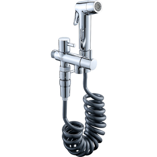 霏力克卫生间马桶伴侣冲洗器喷枪免按增压儿童两档净身妇洗器喷头