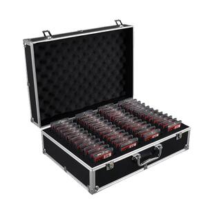 大容量CCG评分卡BGS公博PSA评级卡砖收藏箱带把手带展示架收纳箱