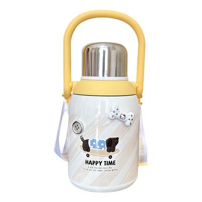 保温杯大肚杯316不锈钢恩点斜挎