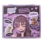 荔树吸油纸面部专用高级感面纸带粉扑式控油脸部卫生便捷嘭嘭紫