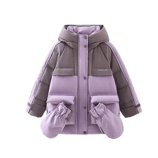 【防水防油污】半度闲男女童羽绒服冬装加厚新款儿童杜邦三防外套