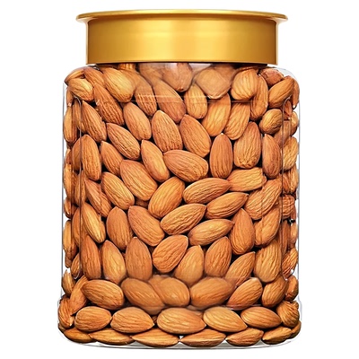 原味巴旦木仁杏仁500g罐装