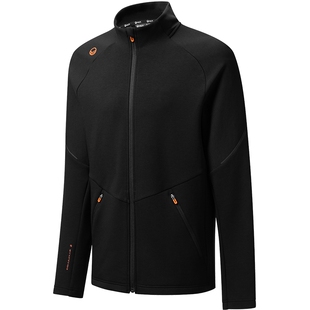 HALTI哈尔迪男士运动中间层拉普兰绒立领开衫针织外套HNJFS58396S