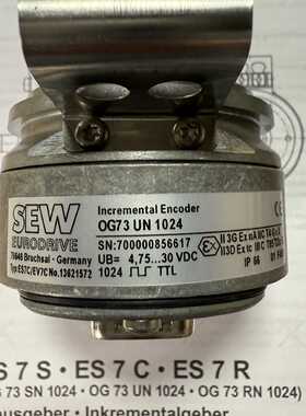 议价德国SEW全新原装编码器OG73 UN 1024，型号ES7C/EV7C。